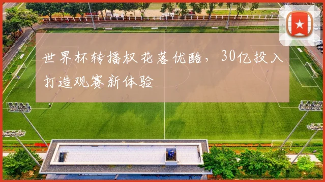 世界杯转播权花落优酷，30亿投入打造观赛新体验