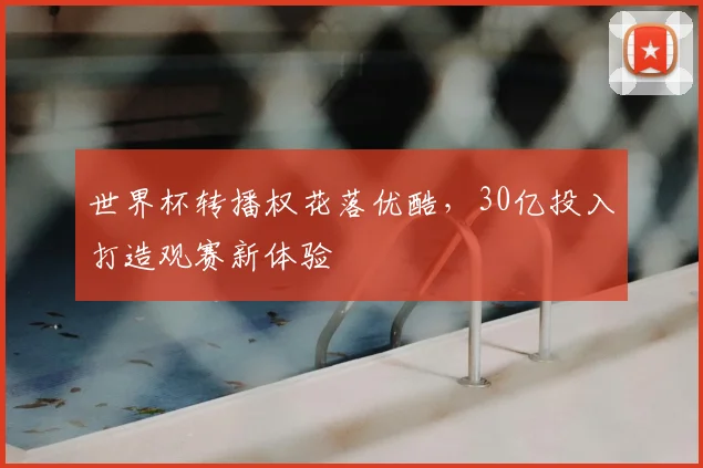 世界杯转播权花落优酷，30亿投入打造观赛新体验