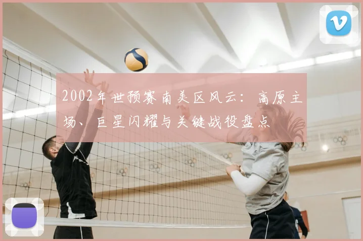 2002年世预赛南美区风云:高原主场、巨星闪耀与关键战役盘点